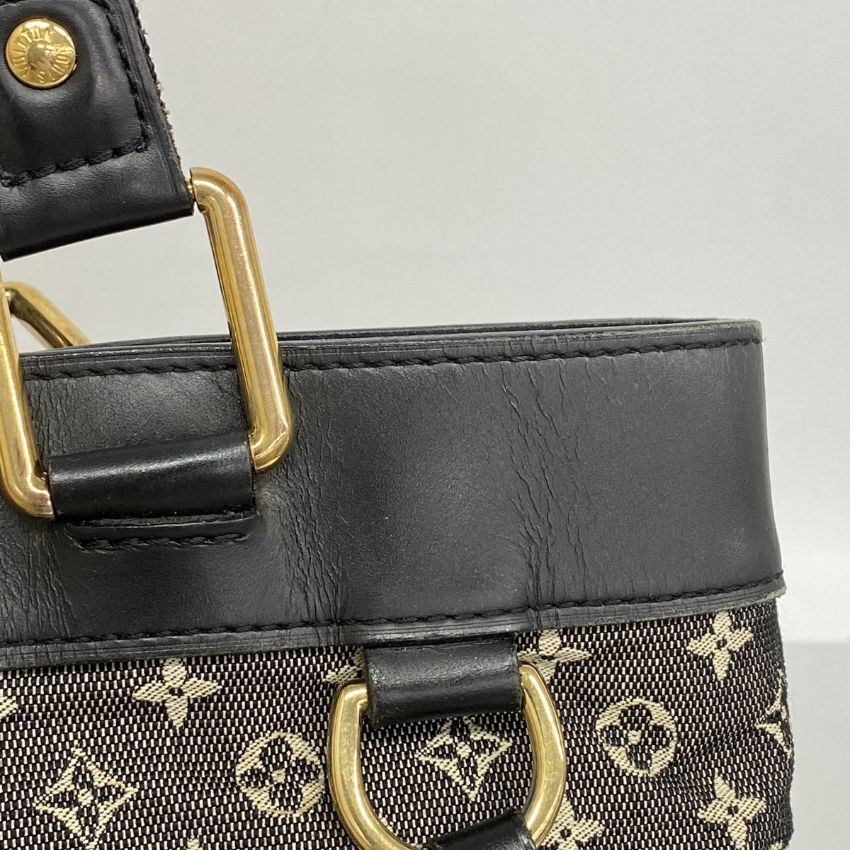 【6hb0729-k】ルイヴィトン トートバッグ モノグラム・ミニ ルシーユGM M92609 ノワール【中古】レディース