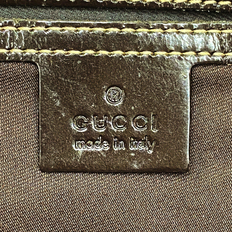 【6hb0735-k】グッチ トートバッグ GGスプリーム 197953 PVC ブラウン シャンパンゴールド金具【中古】レディース