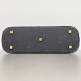 【6hb0739-k】ルイヴィトン ハンドバッグ モノグラム・ミニ アルマロン M92205 ブルー【中古】レディース