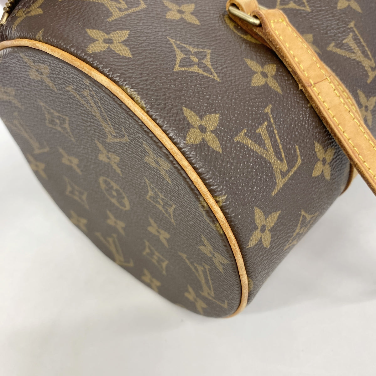【6hb0753】ルイヴィトン ハンドバッグ モノグラム パピヨン30 M51385 ブラウン【中古】レディース