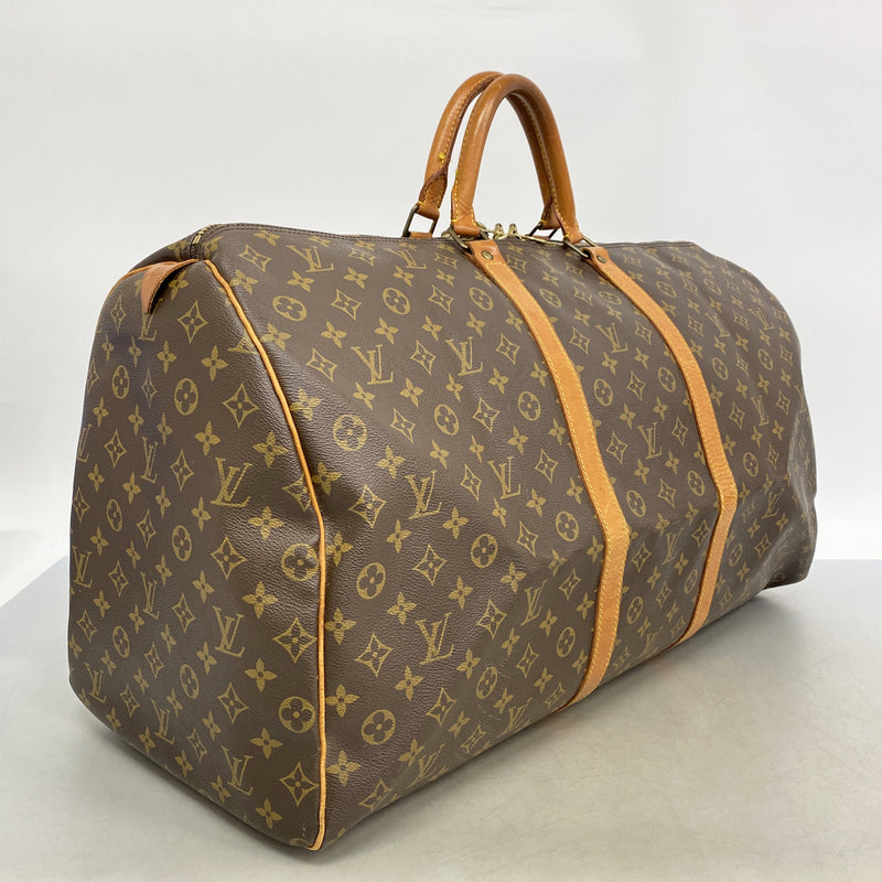 【6hb0755】ルイヴィトン ボストンバッグ モノグラム キーポル60 M41422 ブラウン【中古】メンズ レディース ユニセックス