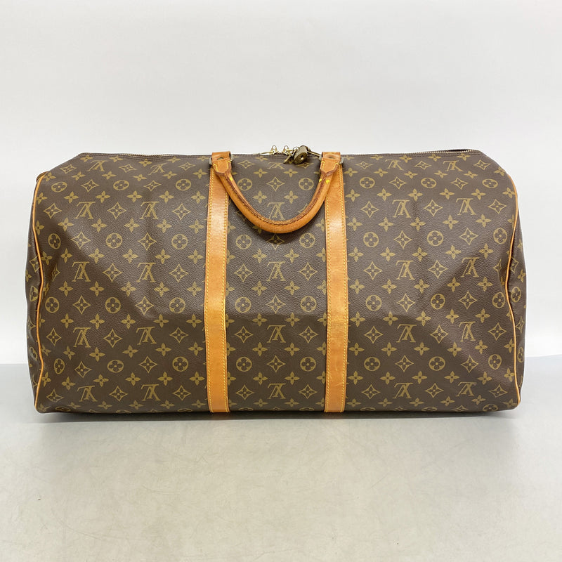 【6hb0755】ルイヴィトン ボストンバッグ モノグラム キーポル60 M41422 ブラウン【中古】メンズ レディース ユニセックス