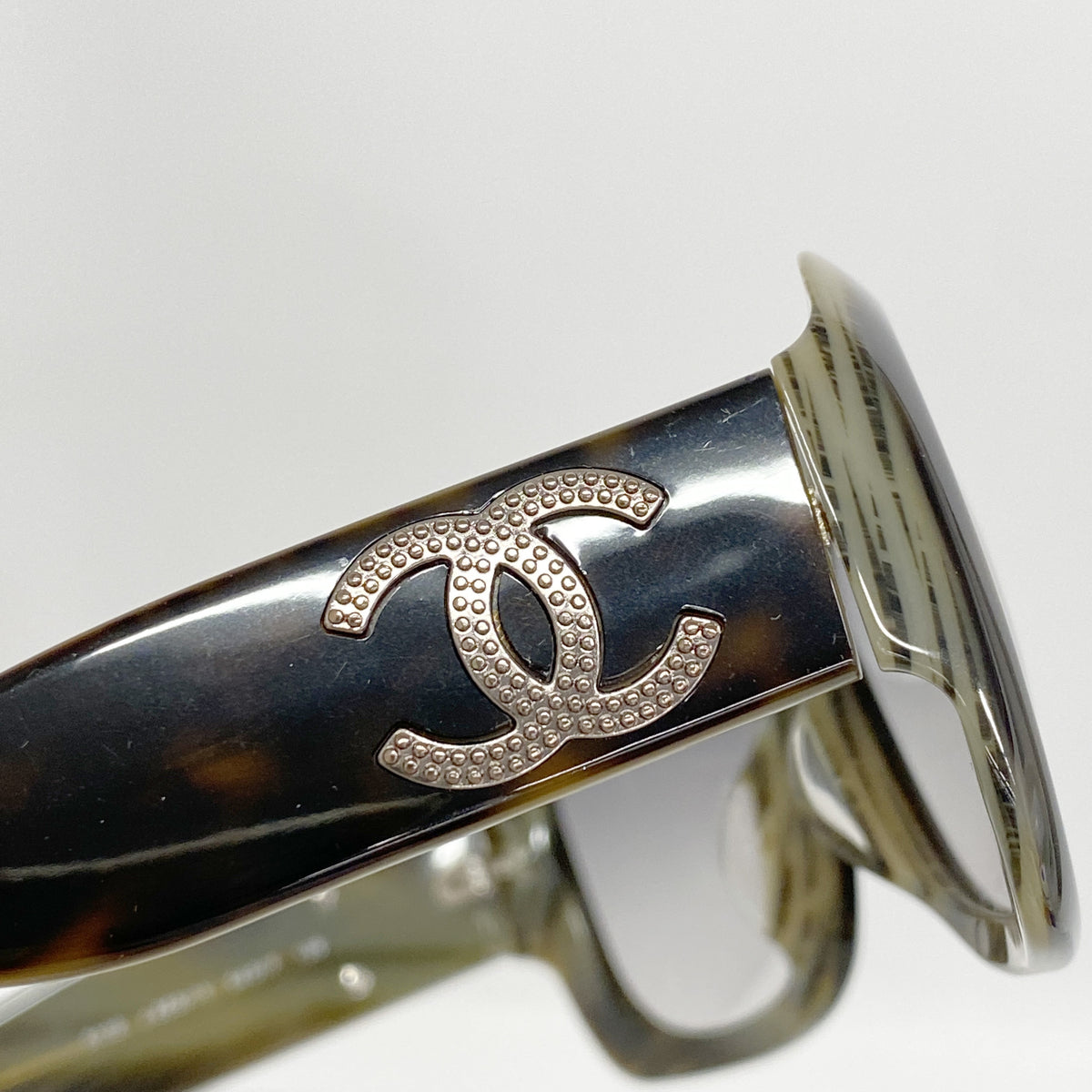 【6hb0764】シャネル サングラス 5102 プラスチック ブラウン シルバー金具【中古】レディース