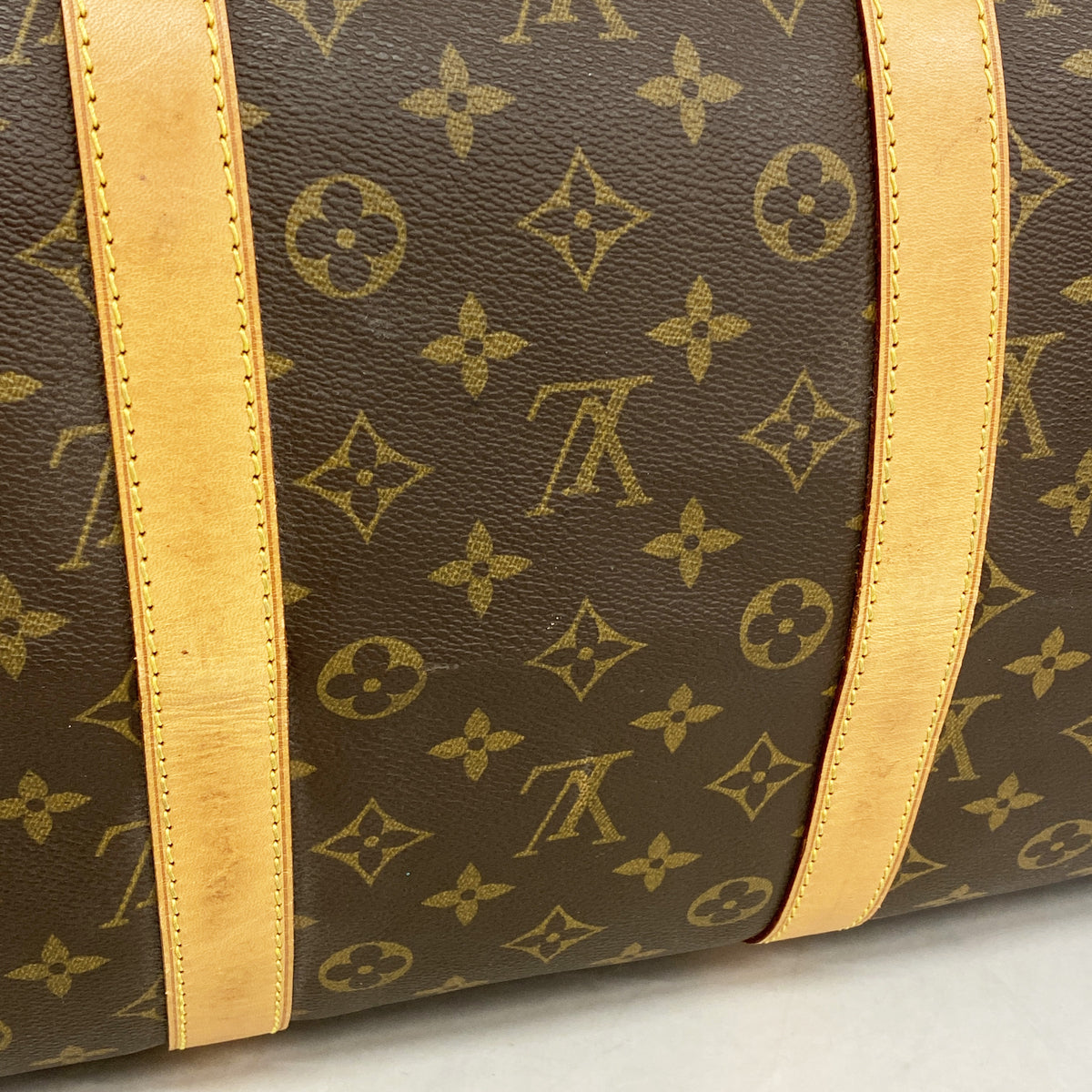 【6hb0772】ルイヴィトン ボストンバッグ モノグラム キーポル55 M41424 ブラウン【中古】メンズ レディース ユニセックス