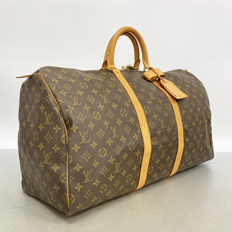 【6hb0772】ルイヴィトン ボストンバッグ モノグラム キーポル55 M41424 ブラウン【中古】メンズ レディース ユニセックス