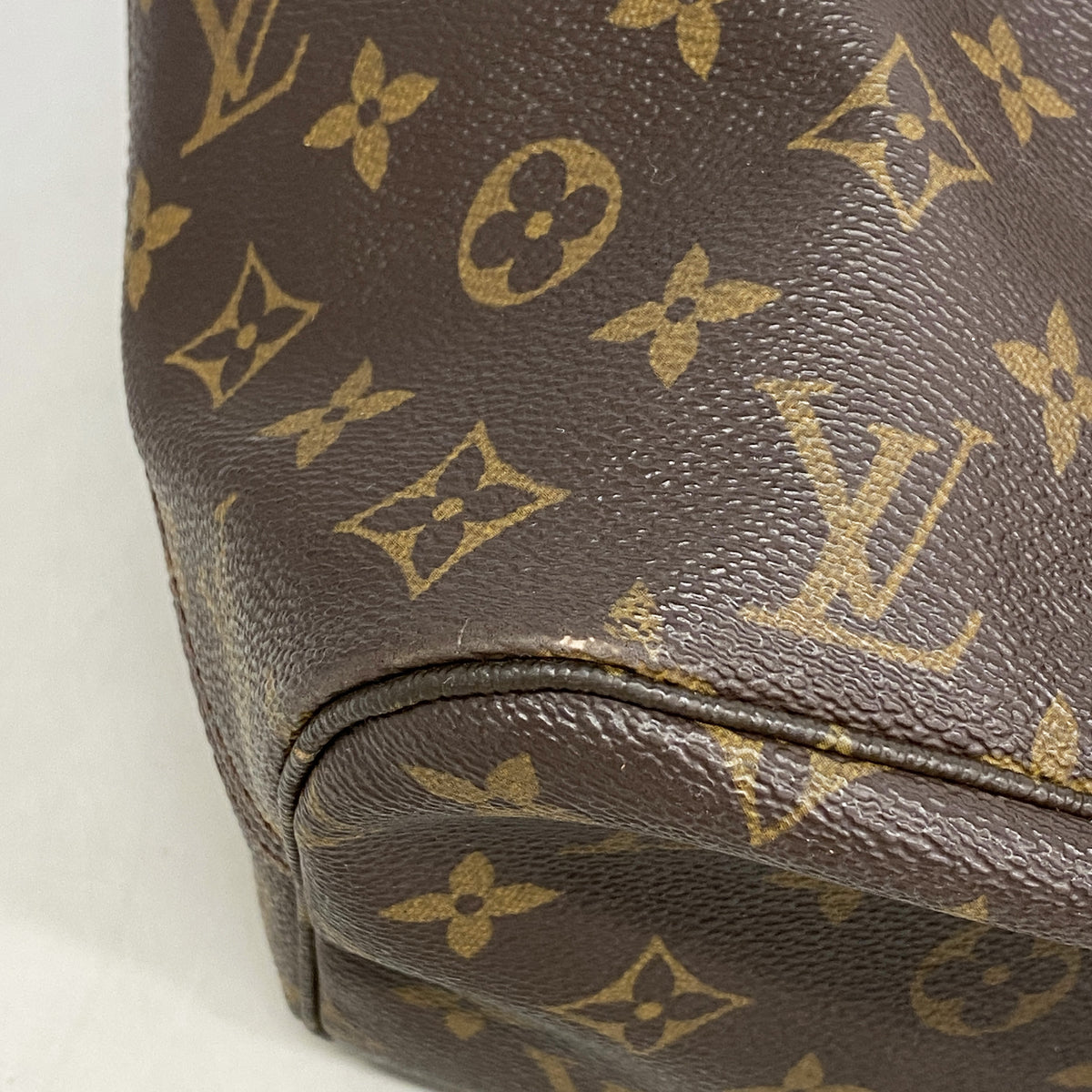 【6hb0773】ルイヴィトン トートバッグ モノグラム ネヴァーフルMM M40156 ブラウン【中古】レディース