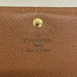 【6hb0779】ルイヴィトン 財布 モノグラム ポルトモネビエトレゾール M61730 ブラウン【中古】レディース