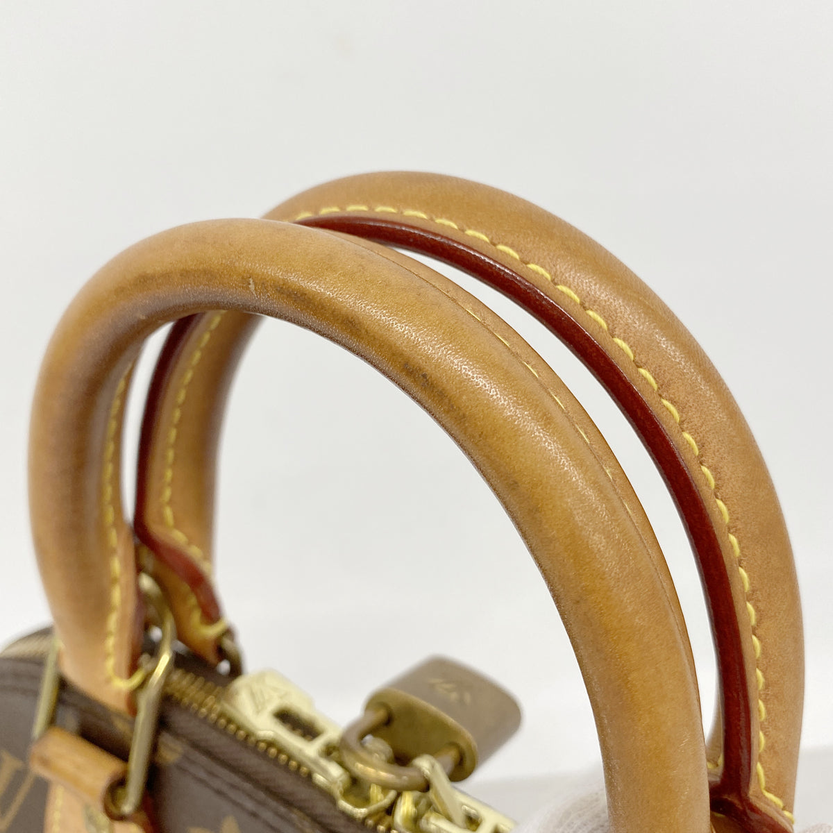 【6hb0786-k】ルイヴィトン ハンドバッグ モノグラム アルマBB M46990 ブラウン 2wayバッグ【中古】レディース