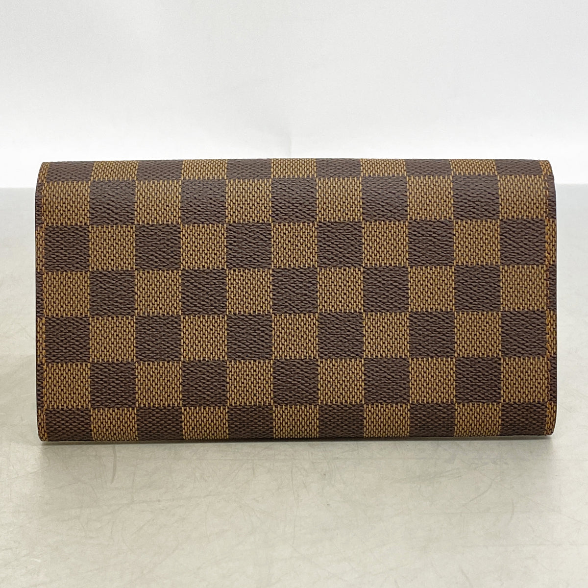 【6hb0798】ルイヴィトン 長財布 ダミエ ポルトフォイユサラ N61734 エベヌ【中古】レディース