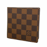 【6hb0799】ルイヴィトン 財布 ダミエ ポルトフォイユ マルコ N61675 エベヌ【中古】メンズ