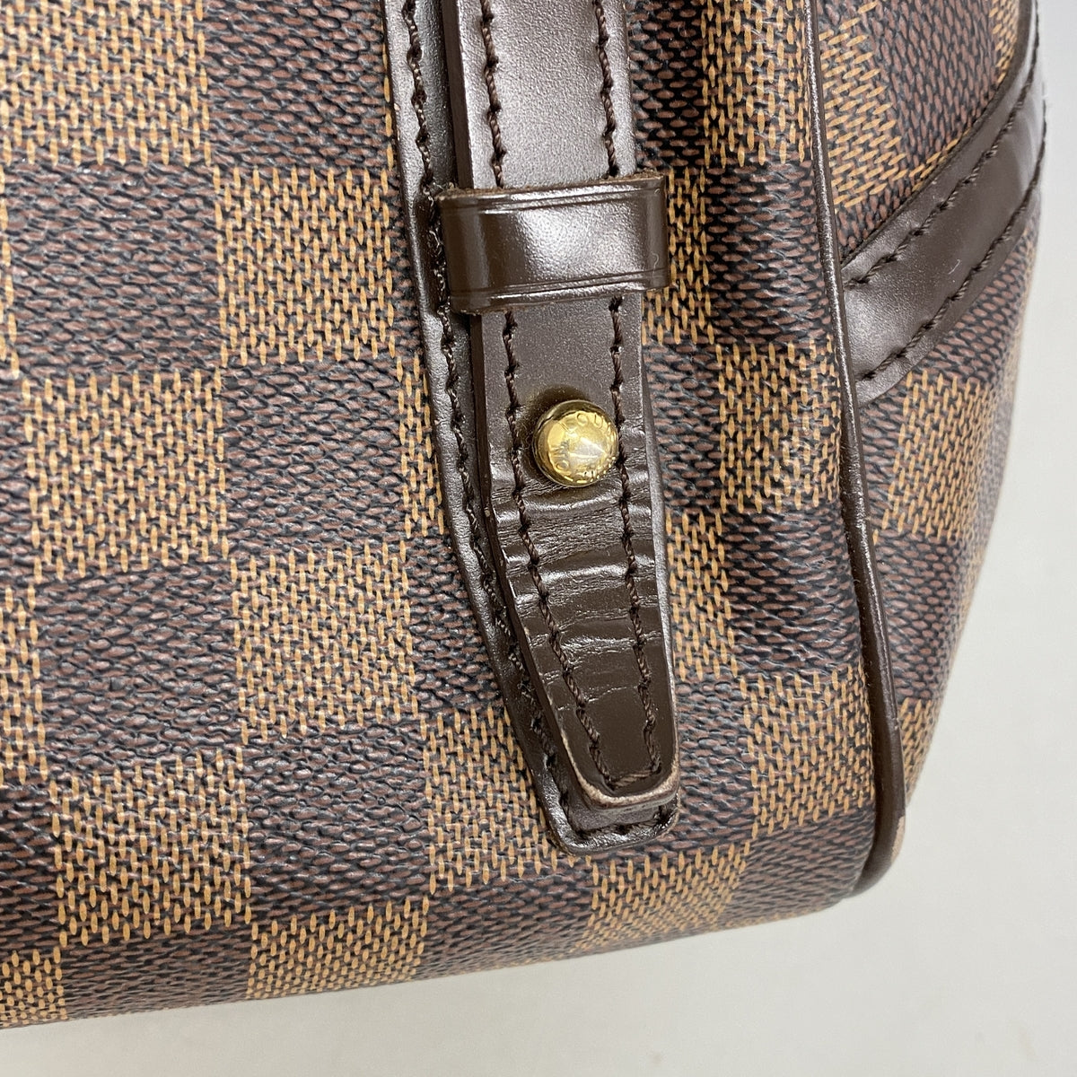 【6hb0807】ルイヴィトン ショルダーバッグ ダミエ リヴィントンPM N41157 エベヌ【中古】レディース