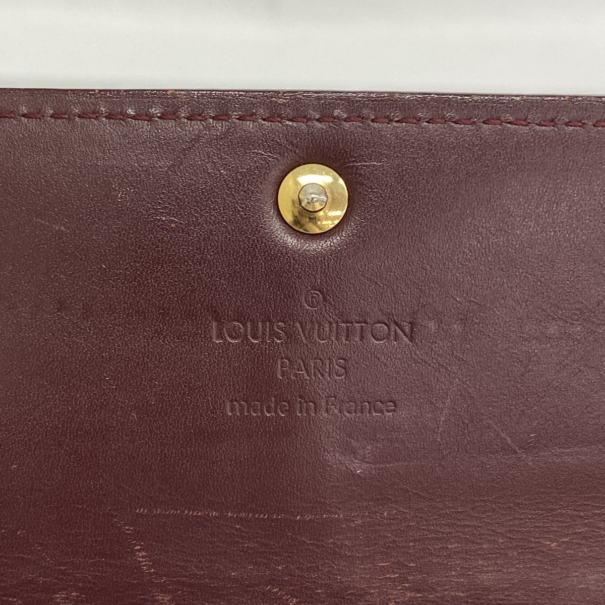 【6hb0813-k】ルイヴィトン 長財布 ヴェルニ ポルトフォイユサラ M91521 ルージュフォーヴィスト【中古】レディース
