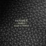 【6hb0814】エルメス ハンドバッグ ピコタンロックPM トリヨンクレマンス キャバン シルバー金具 G刻印【中古】レディース