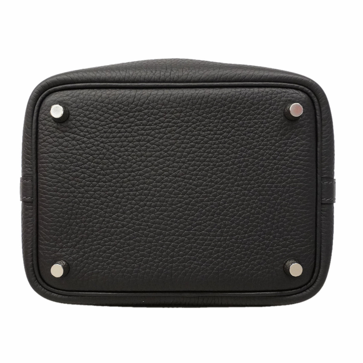 【6hb0814】エルメス ハンドバッグ ピコタンロックPM トリヨンクレマンス キャバン シルバー金具 G刻印【中古】レディース