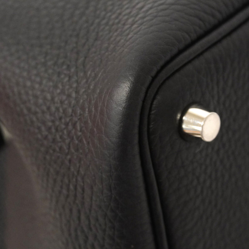 【6hb0814】エルメス ハンドバッグ ピコタンロックPM トリヨンクレマンス キャバン シルバー金具 G刻印【中古】レディース
