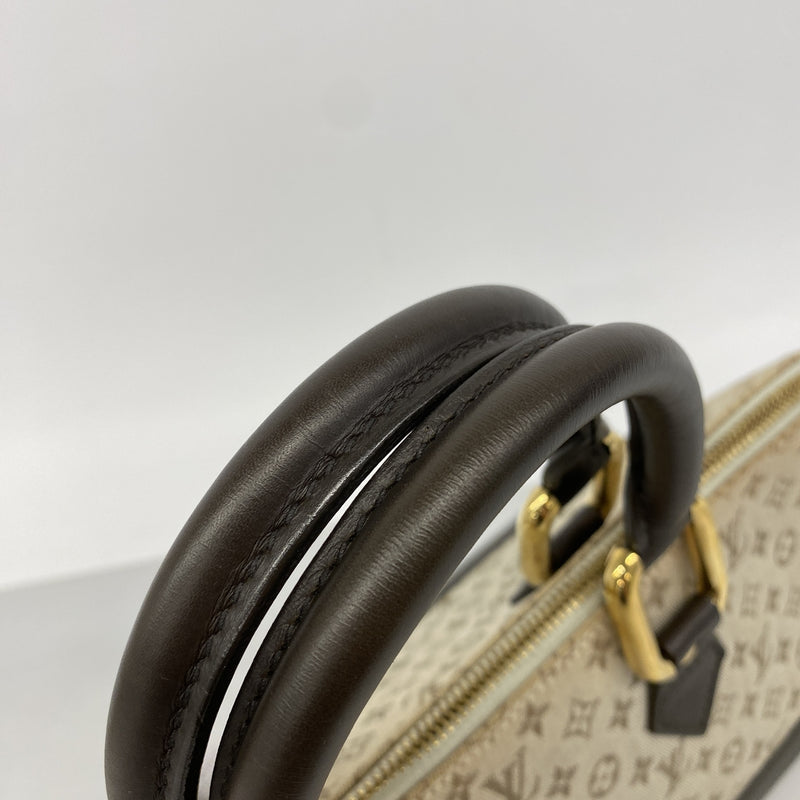 【6hb0816】ルイヴィトン ハンドバッグ モノグラム・ミニ アルマ ロン M92206 カーキ【中古】レディース