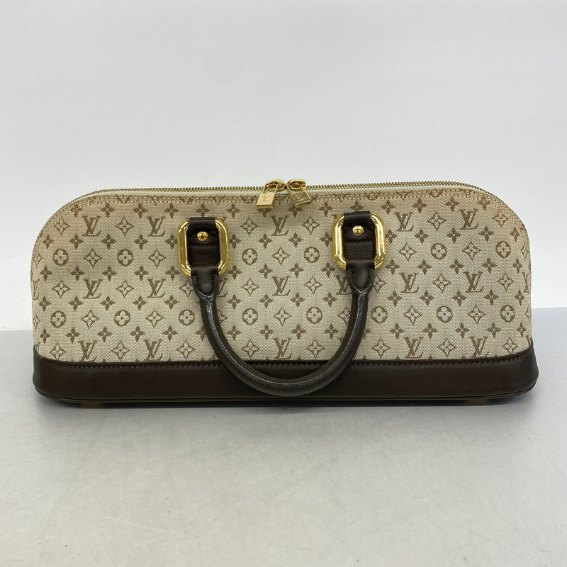 【6hb0816】ルイヴィトン ハンドバッグ モノグラム・ミニ アルマ ロン M92206 カーキ【中古】レディース