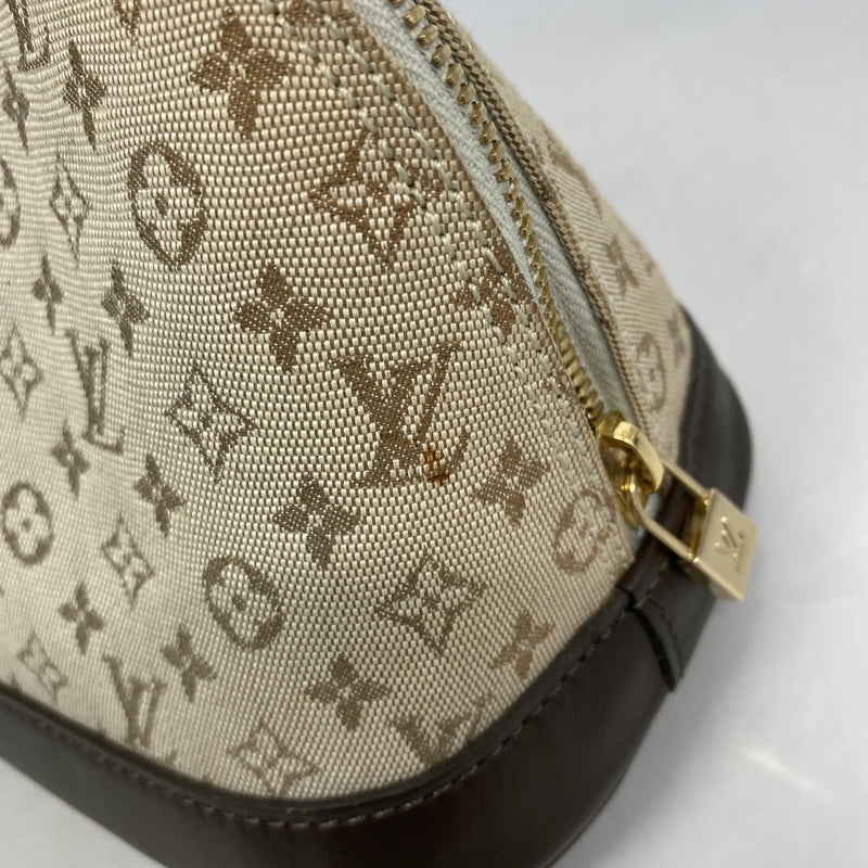 【6hb0816】ルイヴィトン ハンドバッグ モノグラム・ミニ アルマ ロン M92206 カーキ【中古】レディース