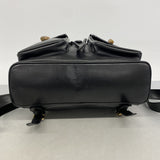 【6hb0827-k】グッチ リュック・デイパック バンブー 003 2058 0016 レザー ブラック ゴールド金具【中古】レディース