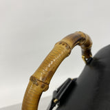 【6hb0827-k】グッチ リュック・デイパック バンブー 003 2058 0016 レザー ブラック ゴールド金具【中古】レディース