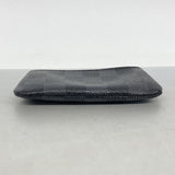 【6hb0832-k】ルイヴィトン コインケース ダミエ・グラフィット ポシェットクレ N60155 ブラック【中古】メンズ