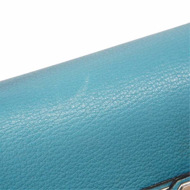【6hb0834】エルメス リュック・デイパック ケリーアドGM アルデンヌ ブルージーン シルバー金具 □C刻印【中古】レディース