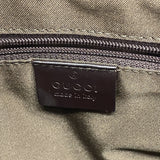 【6hb0837-k】グッチ トートバッグ GGナイロン バンブー 002 1010 ナイロン ブラウン シルバー金具【中古】レディース