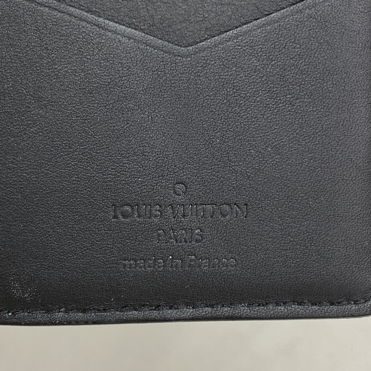 【6hb0839-k】ルイヴィトン カードケース モノグラム・トリヨン オーガナイザードゥ ポッシュ M69044 ノワール【中古】メンズ レディース ユニセックス