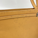 【6hb0843】エルメス トートバッグ カバナ ヴァッシュ ナチュラル シルバー金具 □E刻印【中古】レディース
