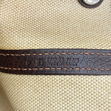 【6hb0844】エルメス トートバッグ ガーデンパーティPM トワルアッシュ ブラウン シルバー金具 □F刻印【中古】メンズ レディース ユニセックス