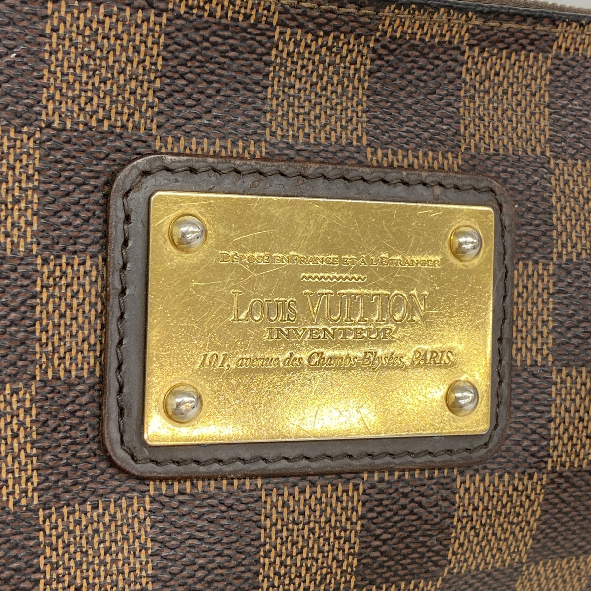 【6hb0845】ルイヴィトン ハンドバッグ ダミエ エヴァ N55213 エベヌ【中古】レディース