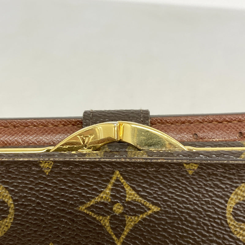 【6hb0851】ルイヴィトン 財布 モノグラム ポルトモネビエヴィエノワ M61663 ブラウン【中古】レディース