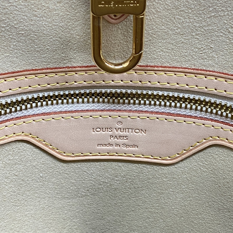 【6hb0854】ルイヴィトン トートバッグ ダミエ・アズール ハムステッドMM N51206 ホワイト【中古】レディース