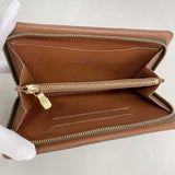 【6hb0860】ルイヴィトン 長財布 モノグラム ポルトモネジップ M61727 ブラウン【中古】メンズ レディース ユニセックス