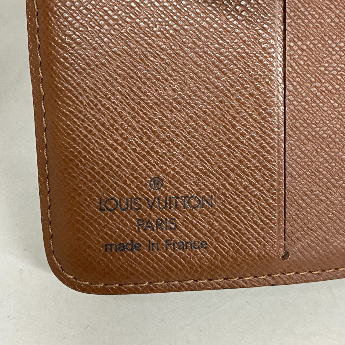 【6hb0861】ルイヴィトン 財布 モノグラム コンパクトジップ M61667 ブラウン【中古】レディース