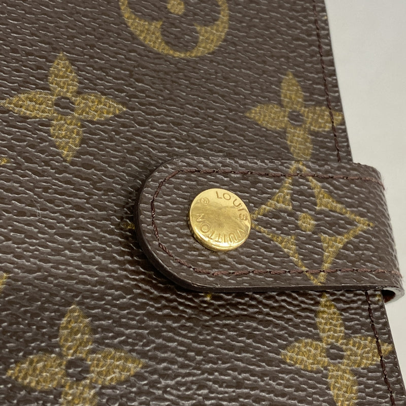 【6hb0862】ルイヴィトン 財布 モノグラム コンパクトジップ M61667 ブラウン【中古】レディース