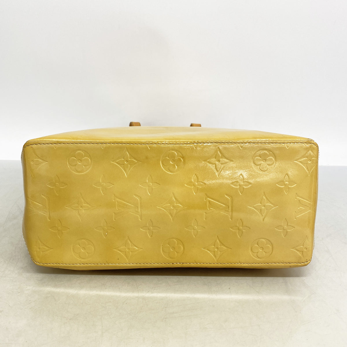 【6hb0863】ルイヴィトン トートバッグ ヴェルニ リードMM M91141 ベージュ【中古】レディース