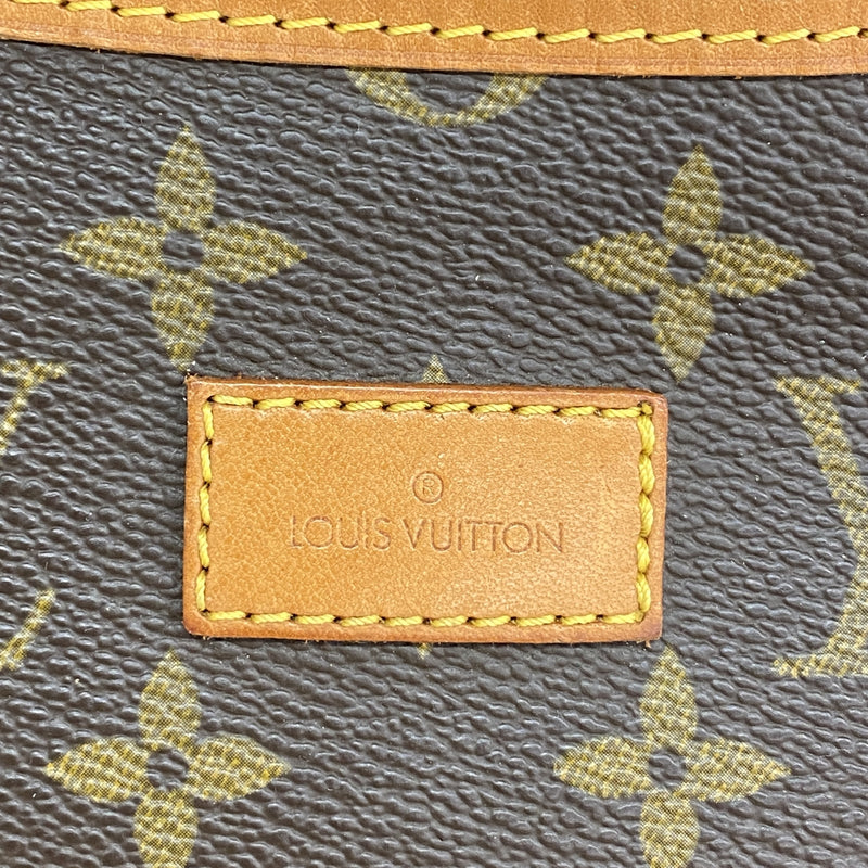 【6hb0869】ルイヴィトン ショルダーバッグ モノグラム ソミュール35 M42254 ブラウン【中古】レディース