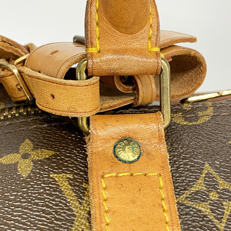 【6hb0870】ルイヴィトン ボストンバッグ モノグラム キーポル55 M41424 ブラウン【中古】メンズ レディース ユニセックス