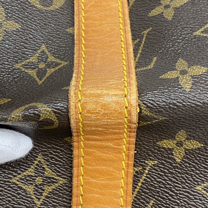 【6hb0870】ルイヴィトン ボストンバッグ モノグラム キーポル55 M41424 ブラウン【中古】メンズ レディース ユニセックス