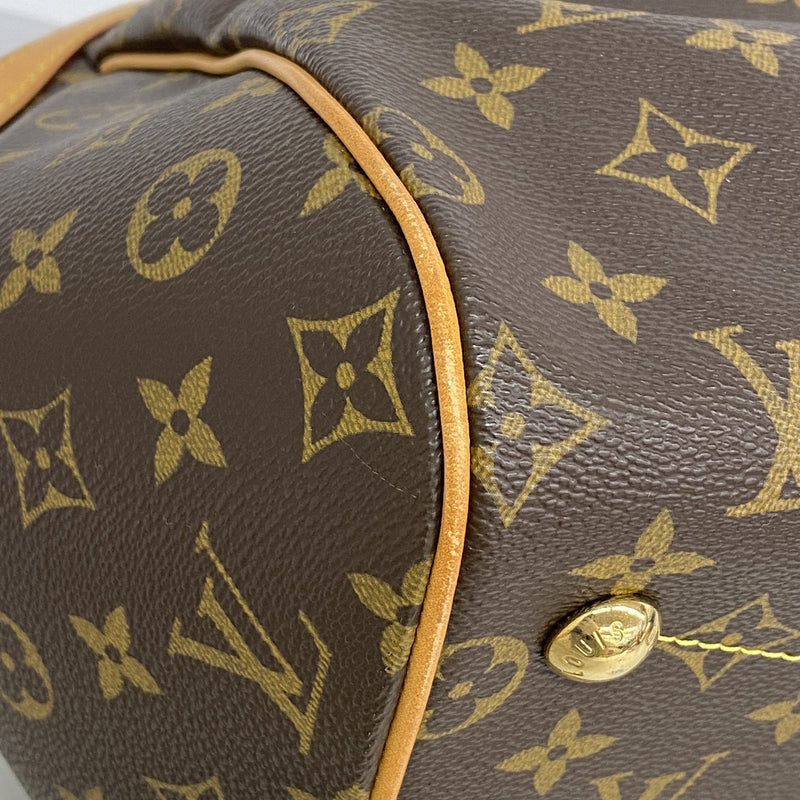 【6hb0879】ルイヴィトン ハンドバッグ モノグラム ティヴォリGM M40144 ブラウン【中古】レディース