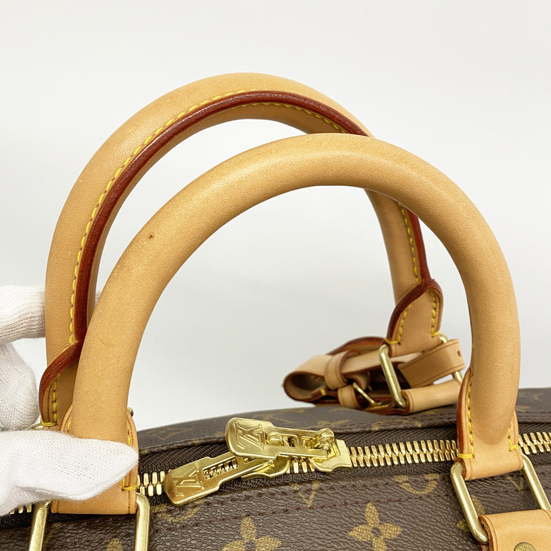 【6hb0883】ルイヴィトン ボストンバッグ モノグラム キーポルバンドリエール55 M41414 ブラウン【中古】メンズ レディース ユニセックス