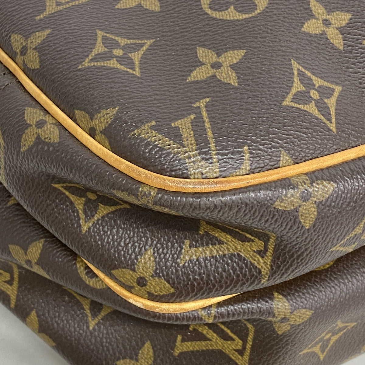 【6hb0885】ルイヴィトン ショルダーバッグ モノグラム リポーターPM M45254 ブラウン【中古】レディース