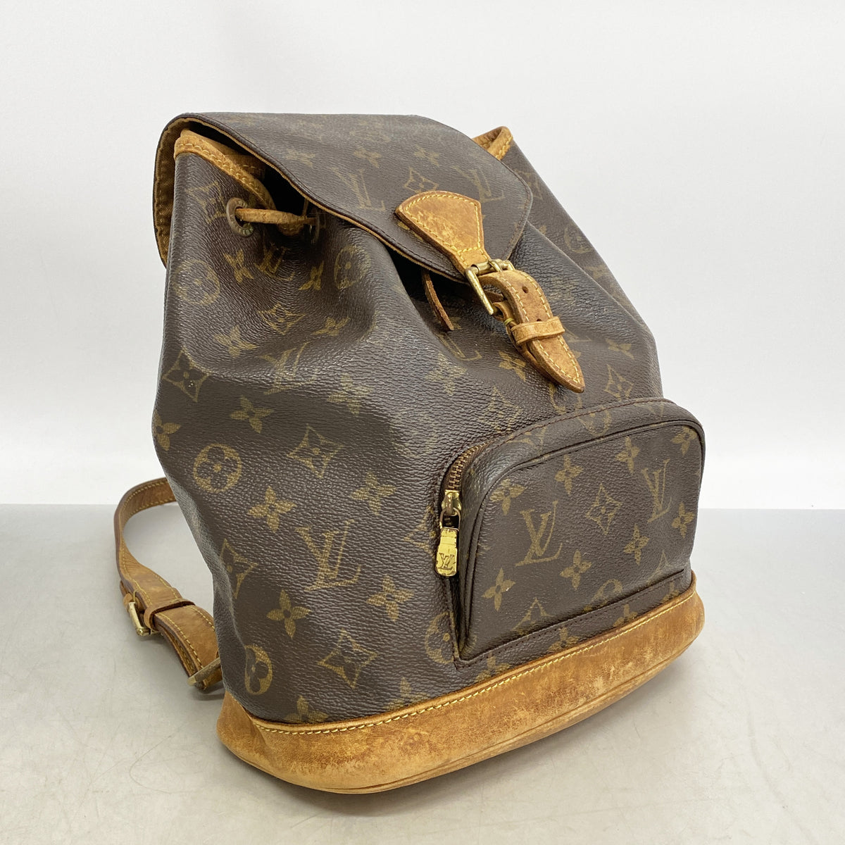 【6hb0886】ルイヴィトン リュック・デイパック モノグラム モンスリMM M51136 ブラウン【中古】レディース