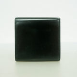 【6hb0901】カルティエ 三つ折り財布 パンテール レザー ブラック ゴールド金具【中古】レディース