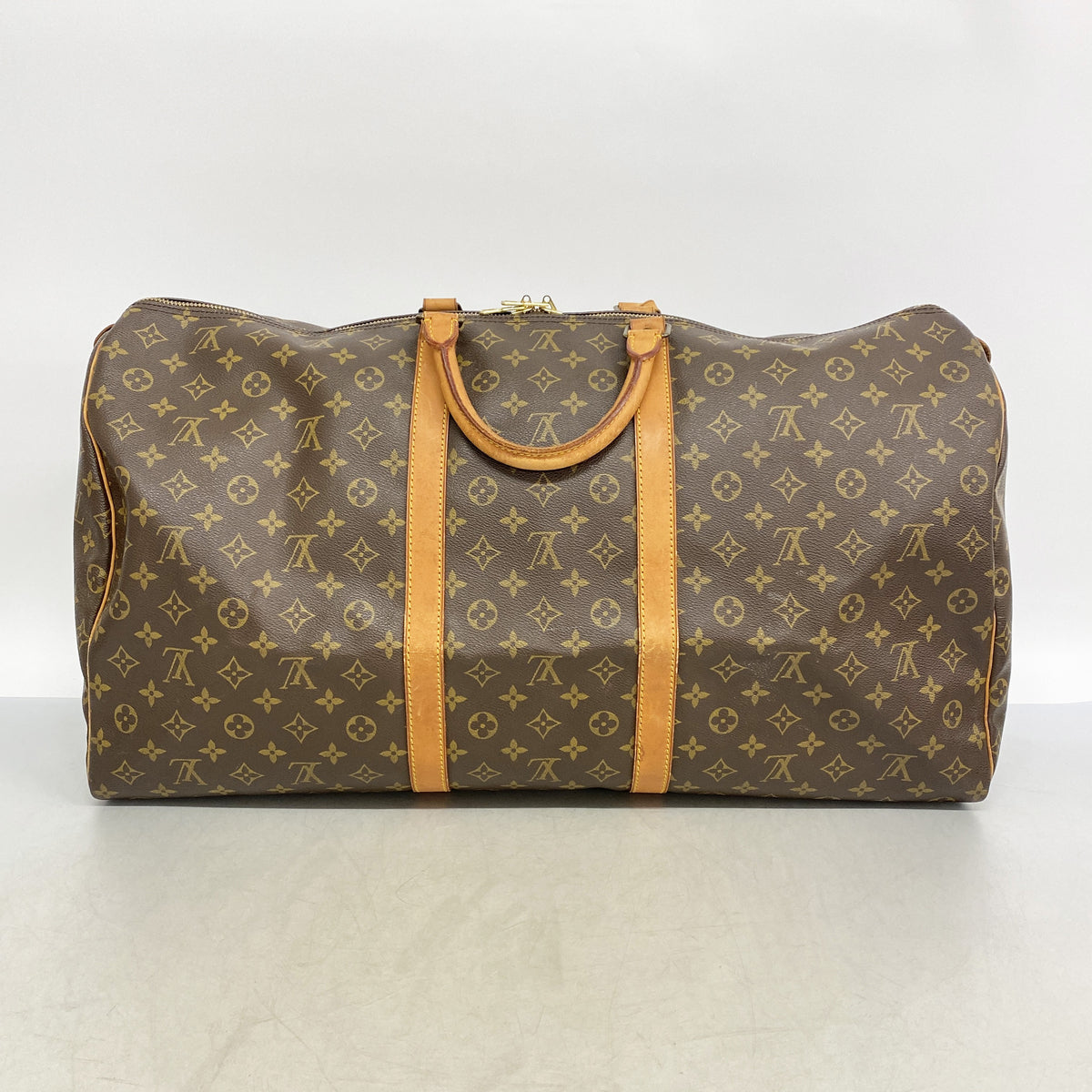 【6hb0902】ルイヴィトン ボストンバッグ モノグラム キーポル60 M41422 ブラウン【中古】メンズ レディース ユニセックス