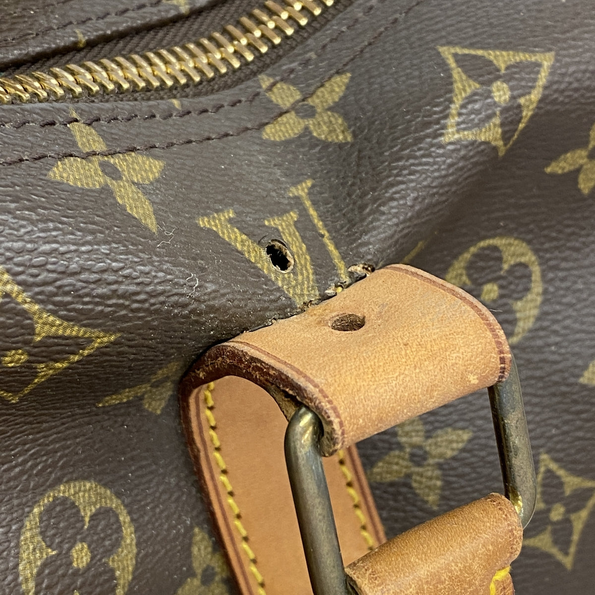 【6hb0902】ルイヴィトン ボストンバッグ モノグラム キーポル60 M41422 ブラウン【中古】メンズ レディース ユニセックス