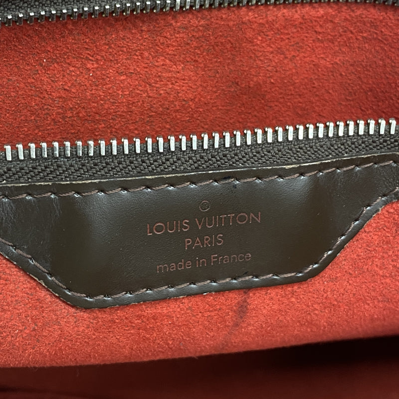 【6hb0913】ルイヴィトン トートバッグ ダミエ ハムステッドMM N51204 エベヌ【中古】レディース