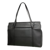 【6hb0916】カルティエ トートバッグ カボション レザー ブラック シルバー金具【中古】レディース