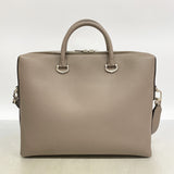 【6hb0917】カルティエ ブリーフケース マスト レザー グレー シルバー金具 2wayバッグ【中古】メンズ